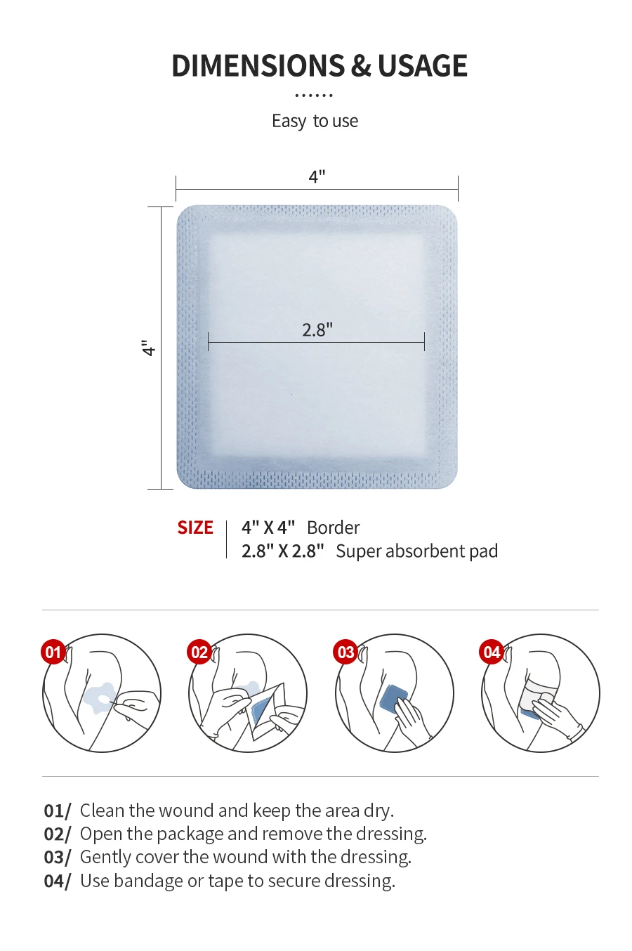 super absorbent dressing